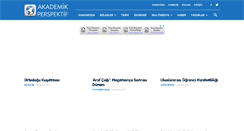 Desktop Screenshot of akademikperspektif.com